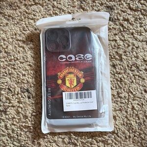 Manchester United Mobile Case - Black and Red